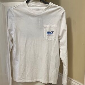 Vineyard Vines Classic White Long Sleeve Tee